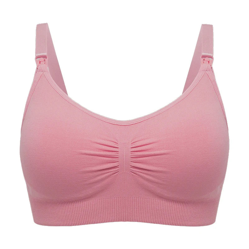 High Quality plus Size Nursing Bra Breathable Women Breastfeeding Underwear Seamless Maternity Bra Push Up